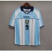 Argentina 2001 Home White&Blue Soccer Jersey